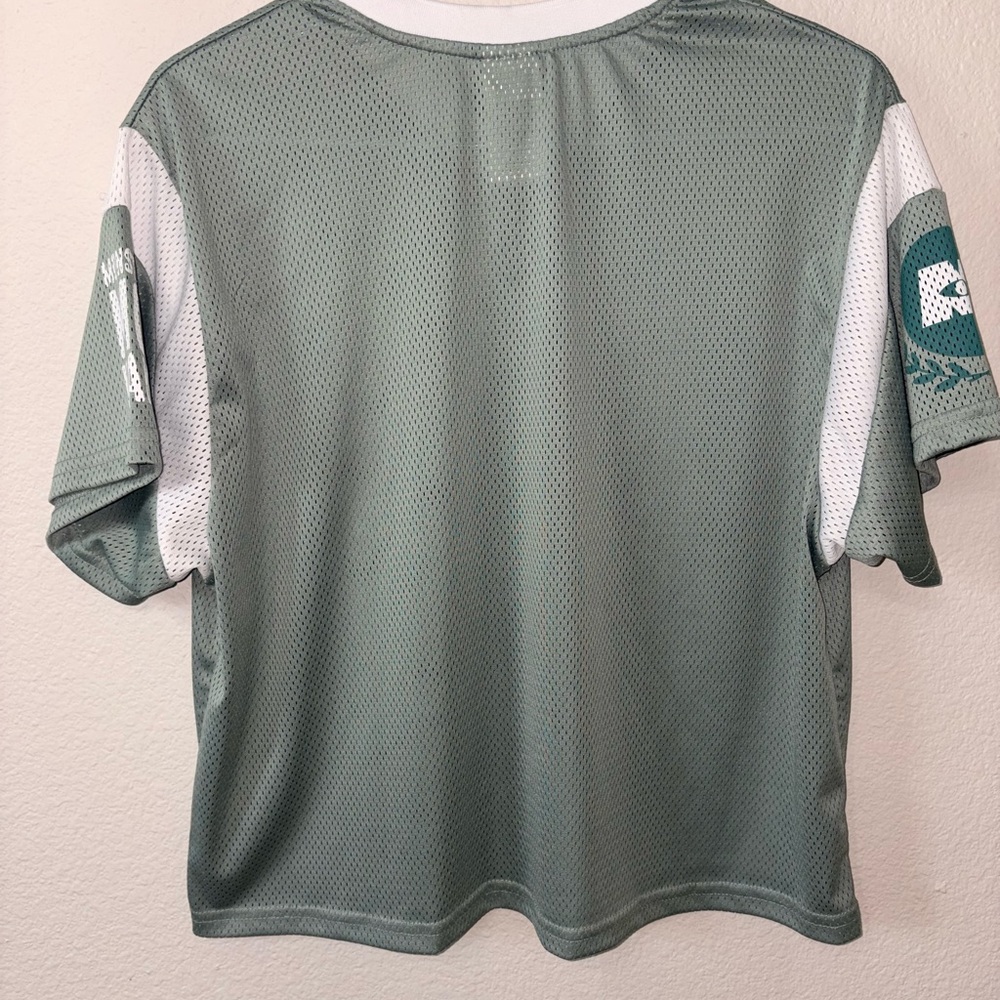 Disney Pixar Monsters University Mike Wazowski Mesh Jersey Top Size Small - Picture 3 of 3